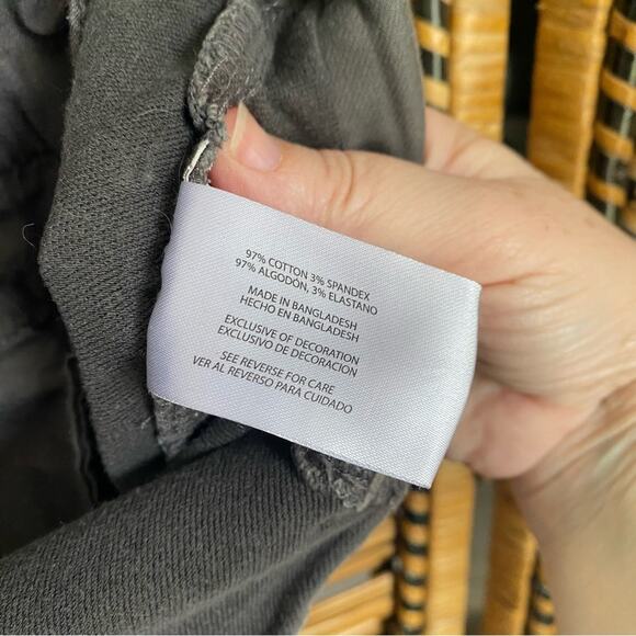 GAP Gray Chinos Versatile Cotton-Blend size 14 stretch skinny minimalist - Picture 5 of 7